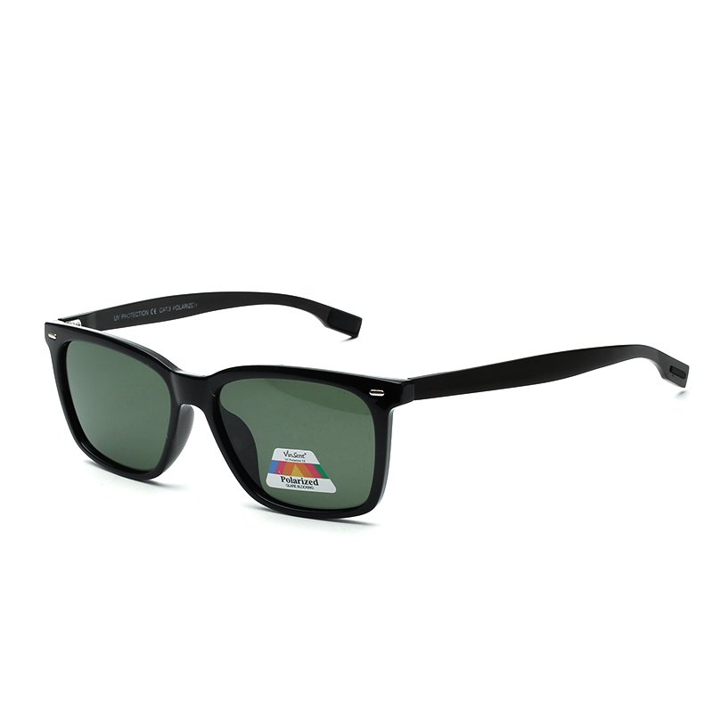Fashion 2024 Wholesales Sunglasses TAC Polarized Lens Unisex Eye Glasses Custom Logo Square Design Sunglasses Sun Glasses PC Men