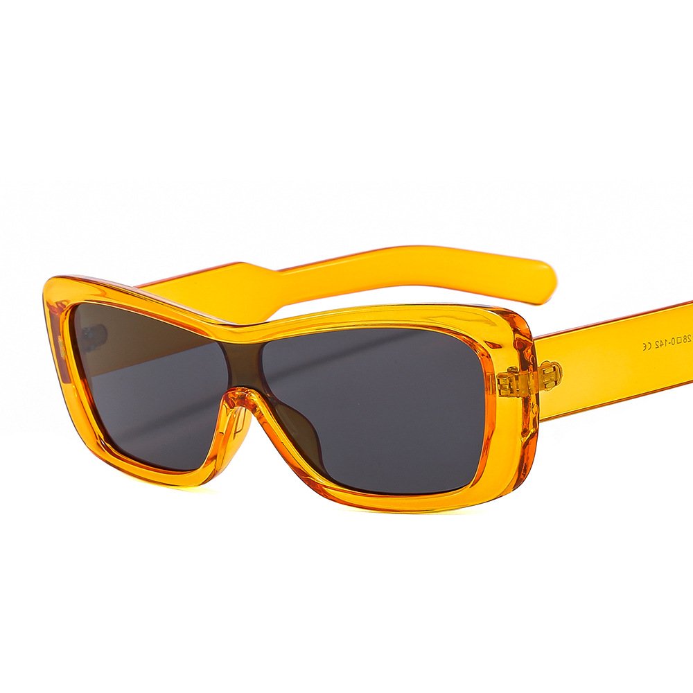 New One Piece Trend Sunglasses Square Sunglasses For Men And Women Sun Glasses 2024
