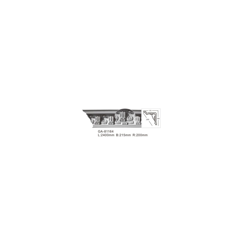 interior new pop ceiling designs corner China home decor wholesale crown moulding pu frame