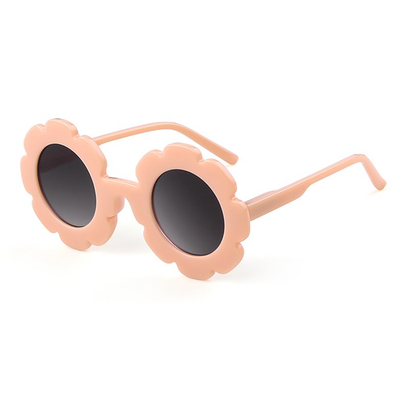 Fashion children polarized Sunglasses kids Cartoon party Glasses Round sunflower cute baby modeling Sun glasses