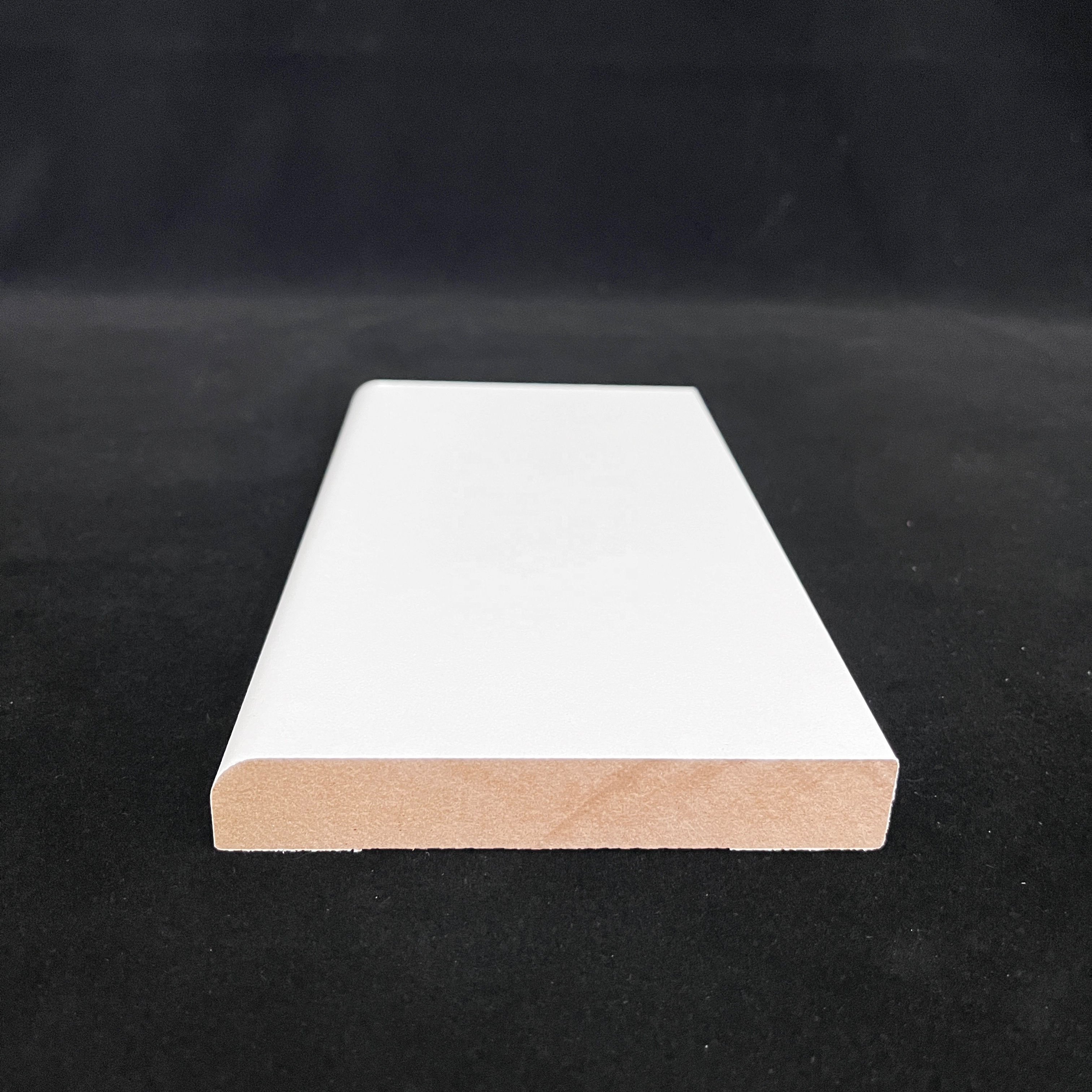 Popular Solid Wood Veneer Plywood White Primer Pine Door Jamb Architrave Split Frame Skirting Board