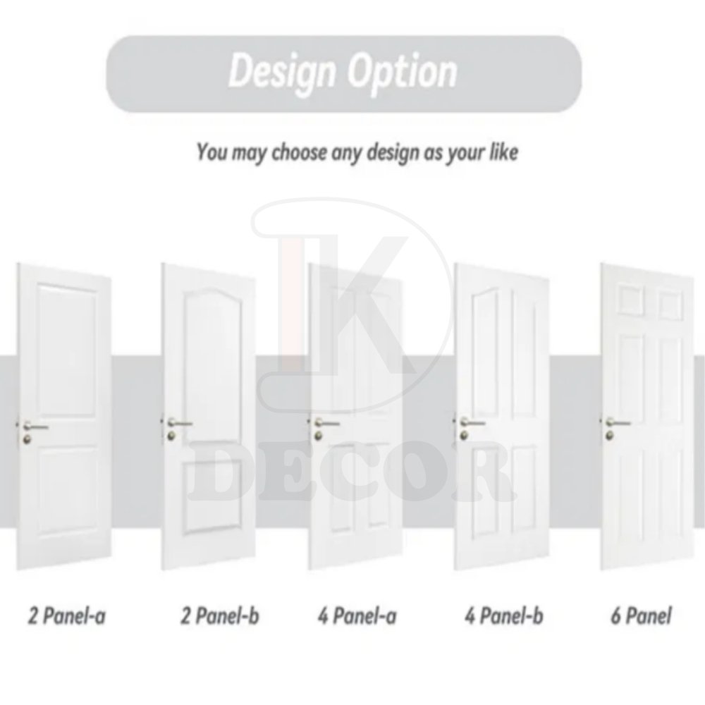 interior 6 panel swing hollow core honeycomb swing wooden moulded door