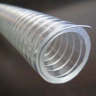 Lightweight Transparent Pressure Resistant PVC Hose with Built-in Wire Frame