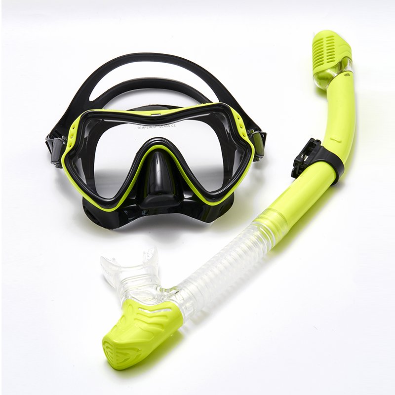 Diving goggles Snorkel set Snorkeling mask Full dry cross border silicone swimming anti-fog adult diving set