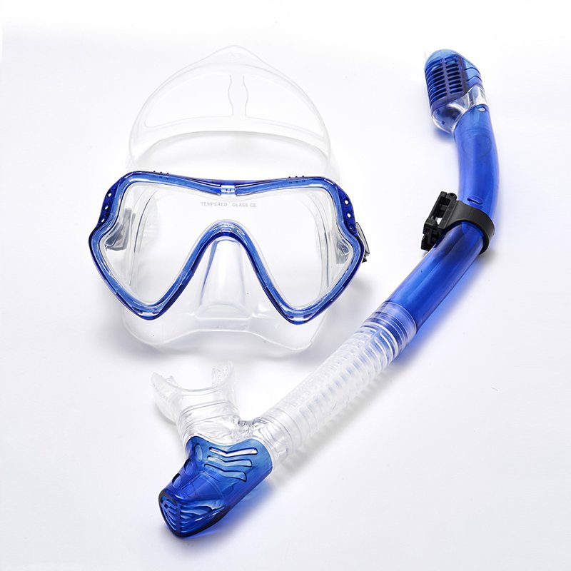 Diving goggles Snorkel set Snorkeling mask Full dry cross border silicone swimming anti-fog adult diving set
