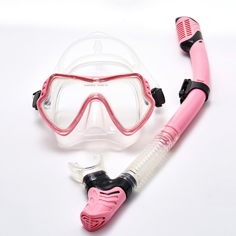 Diving goggles Snorkel set Snorkeling mask Full dry cross border silicone swimming anti-fog adult diving set