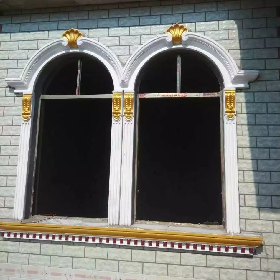 window casing concrete mould for High quality decorative Curved window head concrete window plastic molds