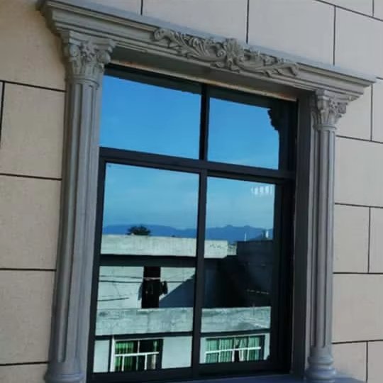 window casing concrete mould for High quality decorative Curved window head concrete window plastic molds