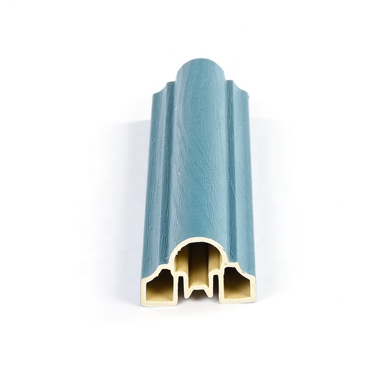Decor material soundproof WPC PVC Decorative frame mouldings line for wall