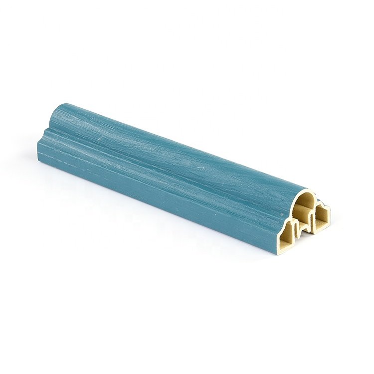 Decor material soundproof WPC PVC Decorative frame mouldings line for wall