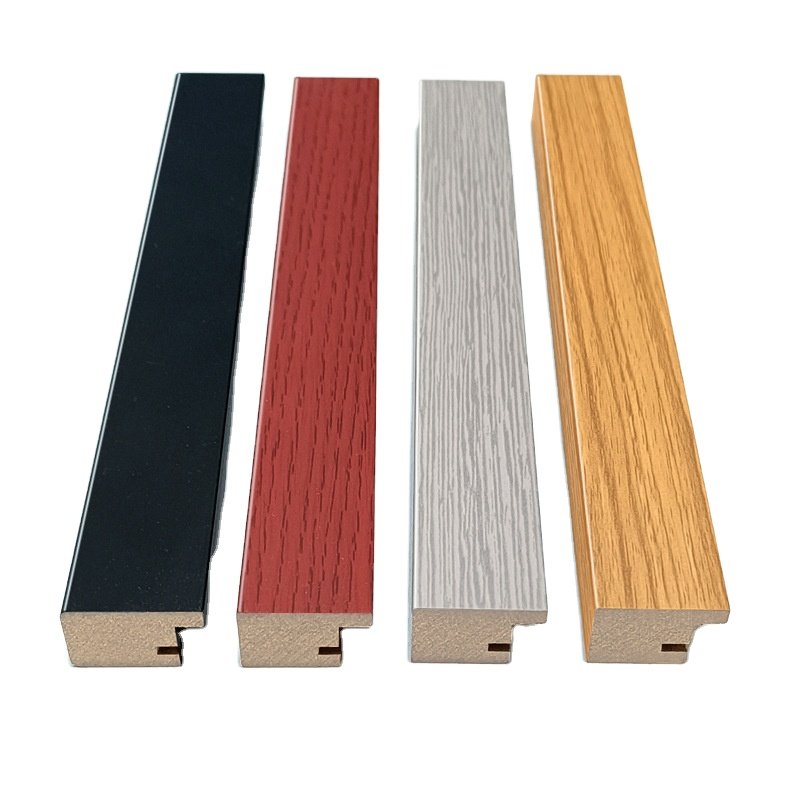 American Simple Style Natural wood color mdf backboard photo frame ps picture frame moulding
