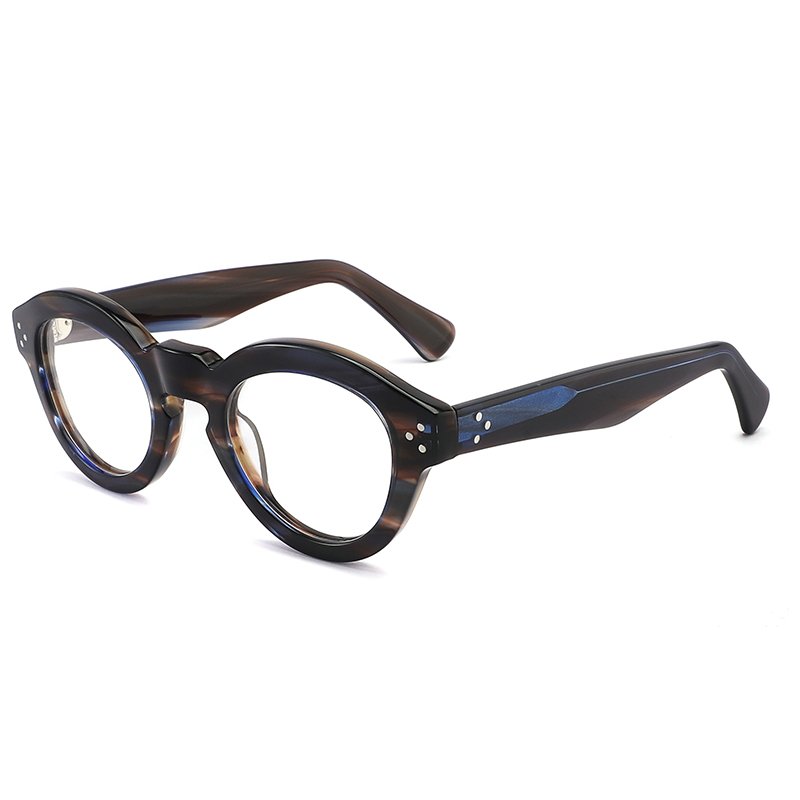 High Quality Eyeglasses Frames Wholesale Retro Classic Acetate Optical Myopia Frames Thick Frames