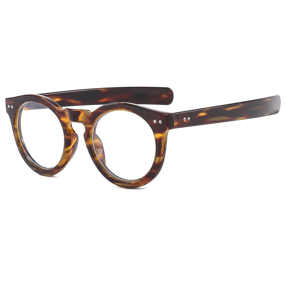 Trend oversized round sun glasses for men women ins shades sunglasses custom logo wholesale retro lunettes de luxe