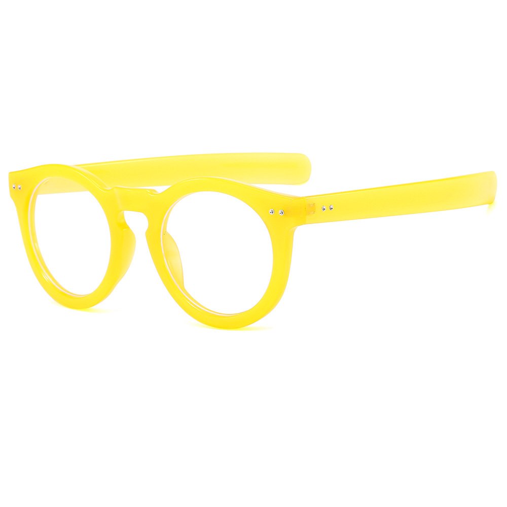 Trend oversized round sun glasses for men women ins shades sunglasses custom logo wholesale retro lunettes de luxe