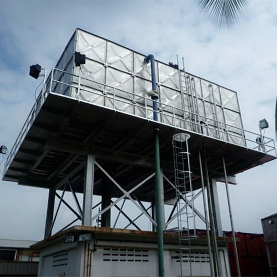 Benin Steel water storage tank elevated water tank