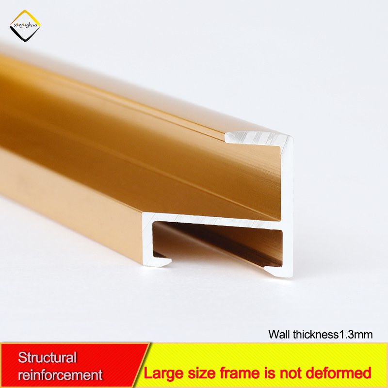 Custom Size House Decoration Wall Hanging Metal Frame Photo Aluminum Profile Picture Frame Moulding