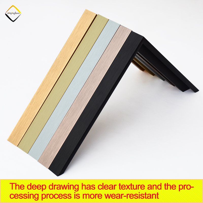 Custom Size House Decoration Wall Hanging Metal Frame Photo Aluminum Profile Picture Frame Moulding