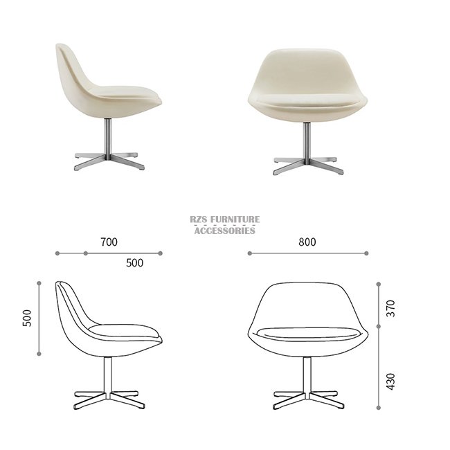 New arrive un-finished high density PU injection mould foam seat body for office chair accessories
