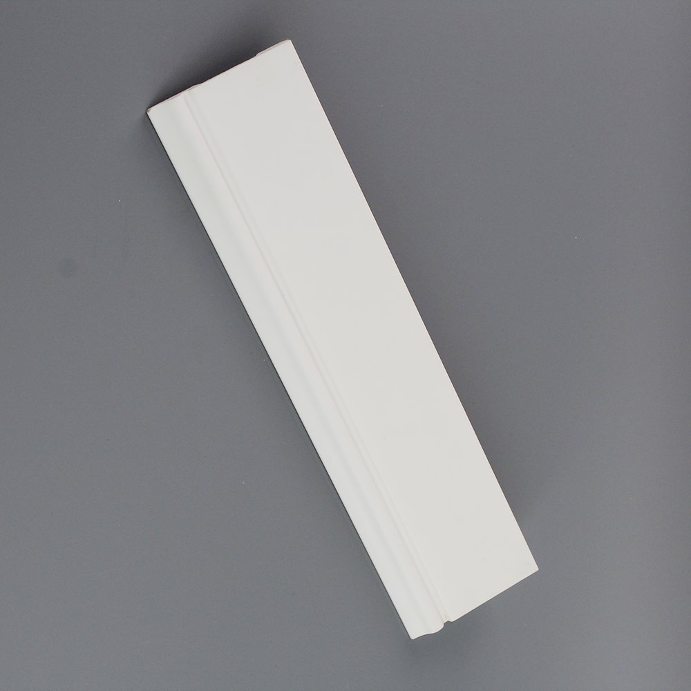 Wholesale High Quality Modern Indoor Decorative Clapboard White Flooring Skirting PS Plastic Skirting Line