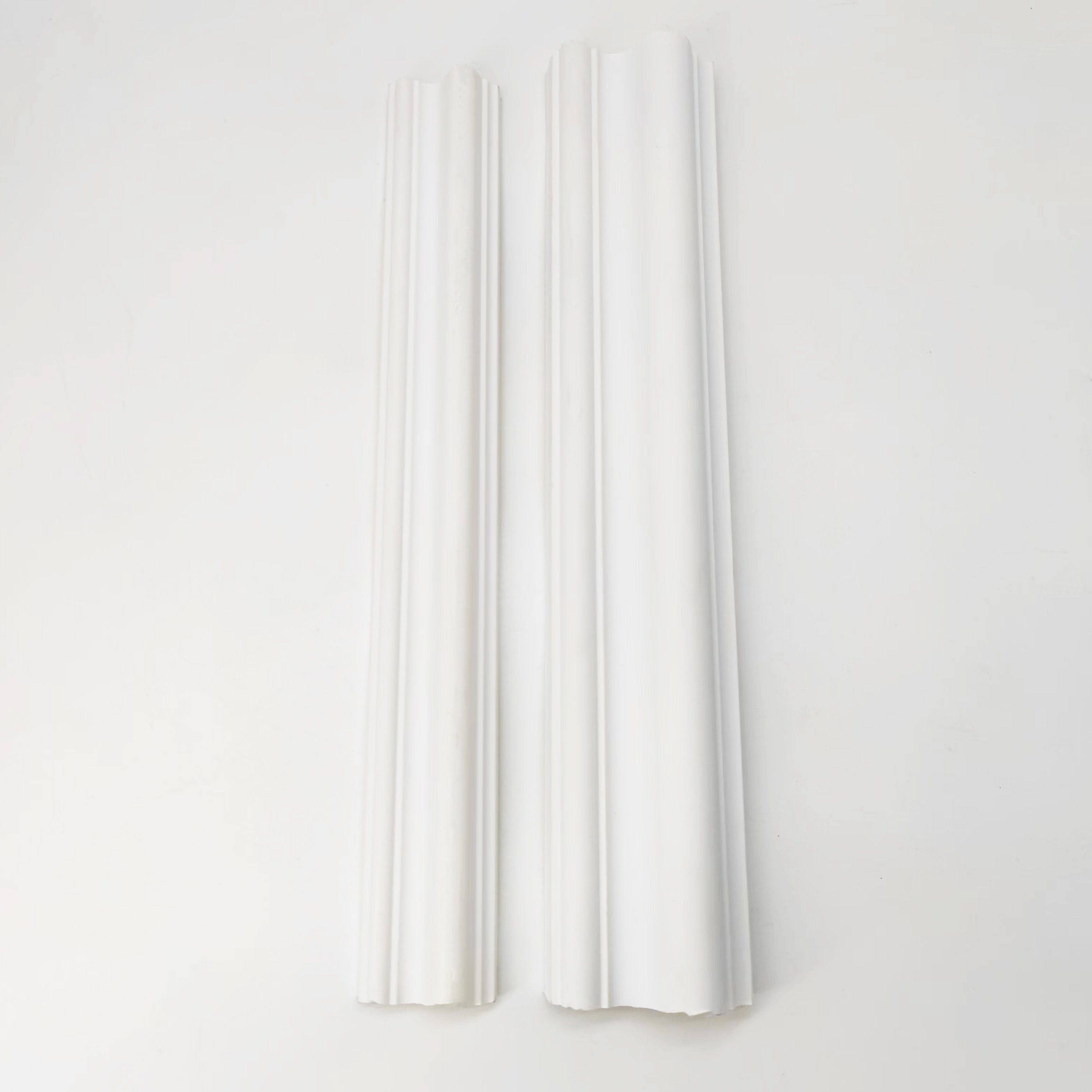 4*1.7cm Pu Ceiling Moulding White Skirting Board Moulding Gypsum Decoration Mold Plaster Cornice Moulds
