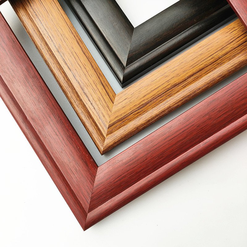 Wholesale European Good Quality Bare Wood Picture Photo Frame Mouldings