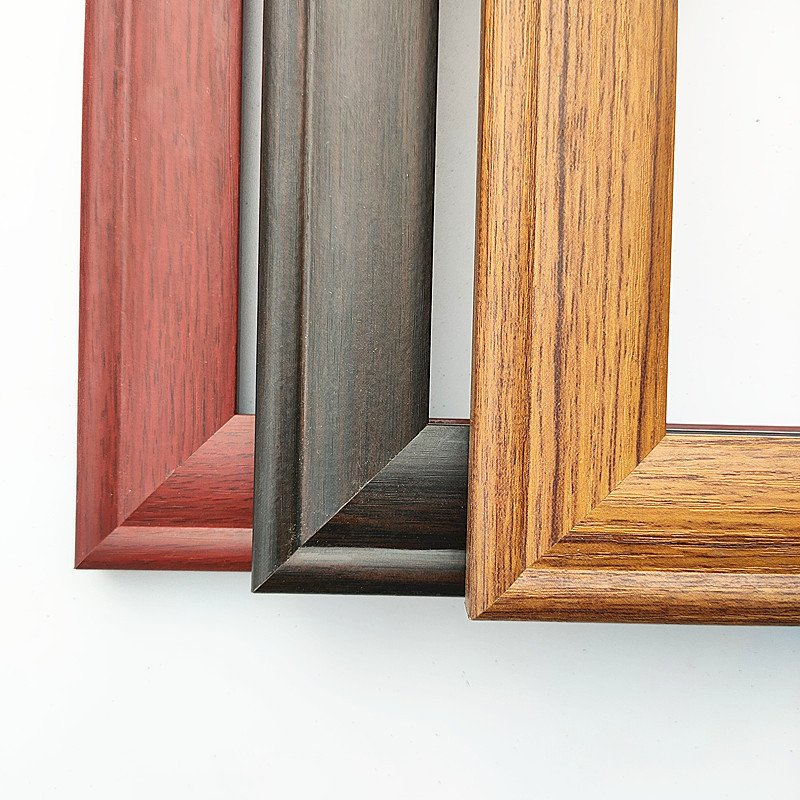 Wholesale European Good Quality Bare Wood Picture Photo Frame Mouldings