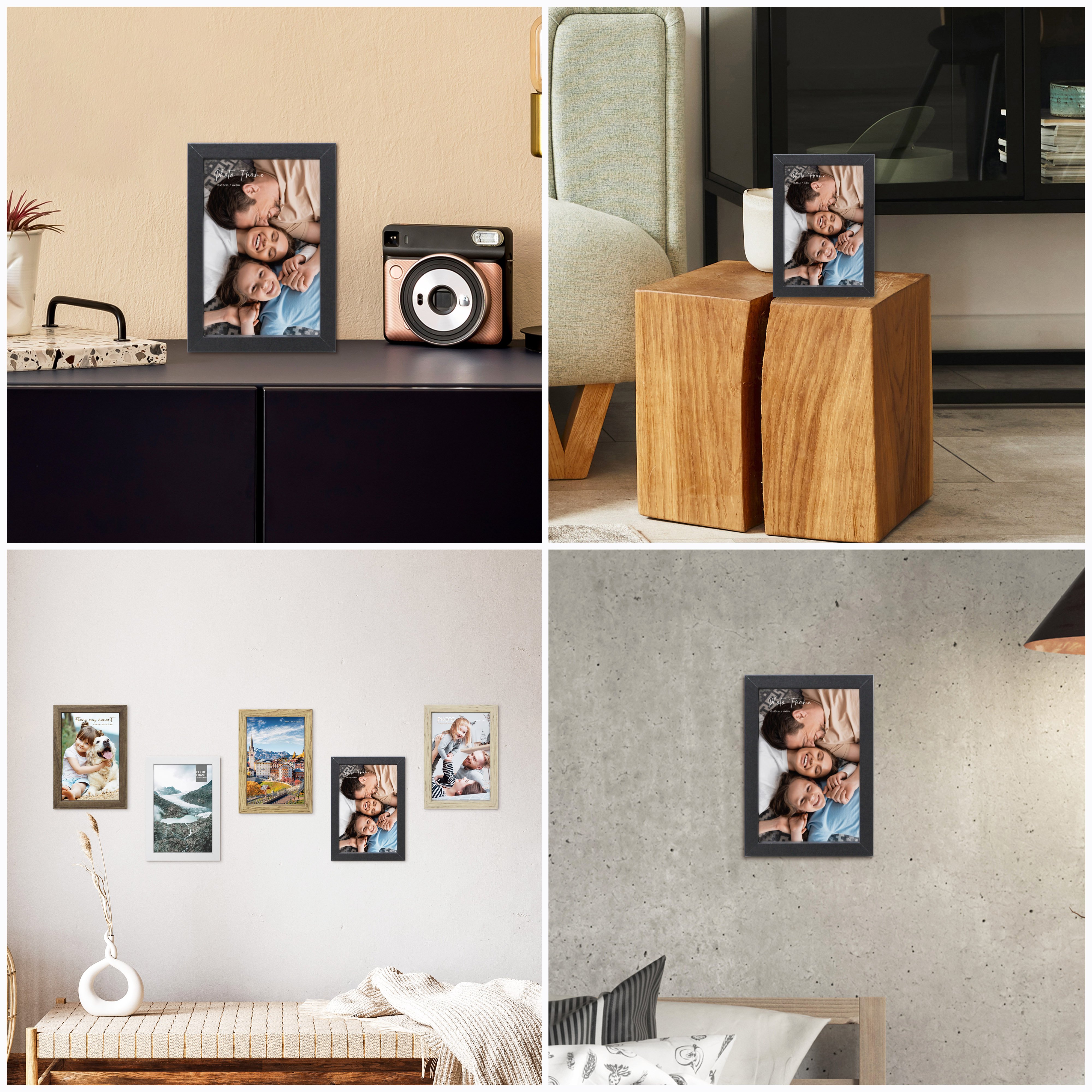 Hot Family Selling 5 Colors A3 A4 11x14 Solid Wood Sign Photo Frame For Picture Wall Frame Wooden Frame Cadre Photo Mural