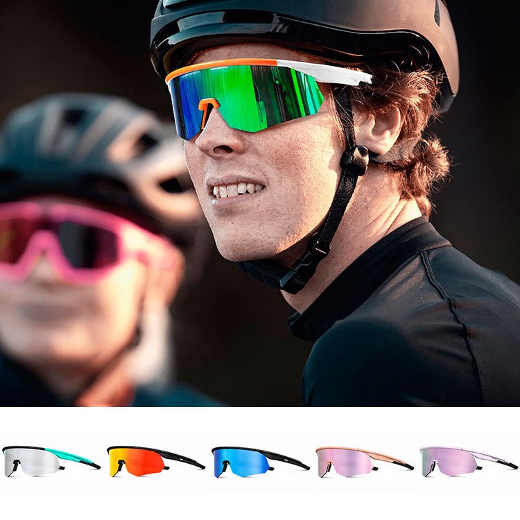 2024 new curve Tac Lens Uv Protection sports Eyewear cycling glasses lunettes de soleil cyclisme black bike sunglasses for men