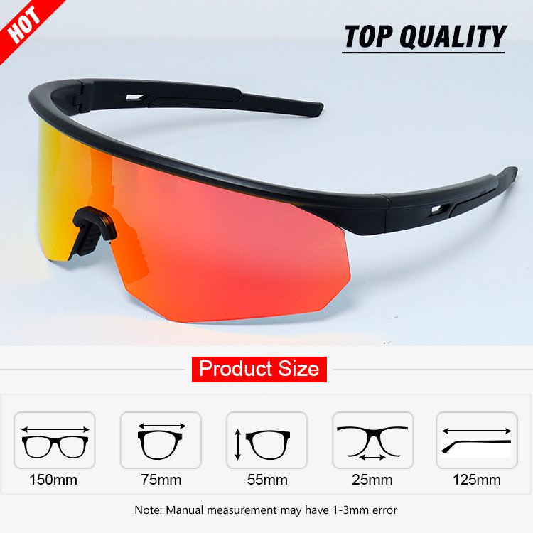 2024 new curve Tac Lens Uv Protection sports Eyewear cycling glasses lunettes de soleil cyclisme black bike sunglasses for men