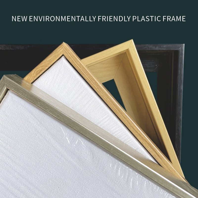 Picture Frames Art Wall Painting Oil Frame Wholesale Durable Plastic Various Sizes A0/A1/A2/A3/A4/A5/B1/B2 Canvas 2 Piece CN;GUA