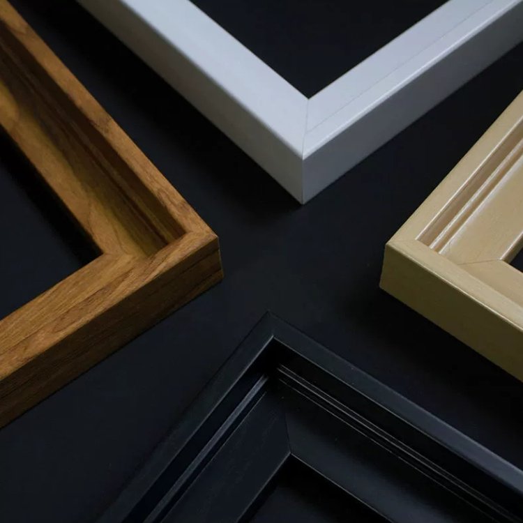 Picture Frames Art Wall Painting Oil Frame Wholesale Durable Plastic Various Sizes A0/A1/A2/A3/A4/A5/B1/B2 Canvas 2 Piece CN;GUA