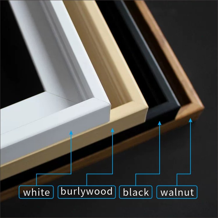 Picture Frames Art Wall Painting Oil Frame Wholesale Durable Plastic Various Sizes A0/A1/A2/A3/A4/A5/B1/B2 Canvas 2 Piece CN;GUA