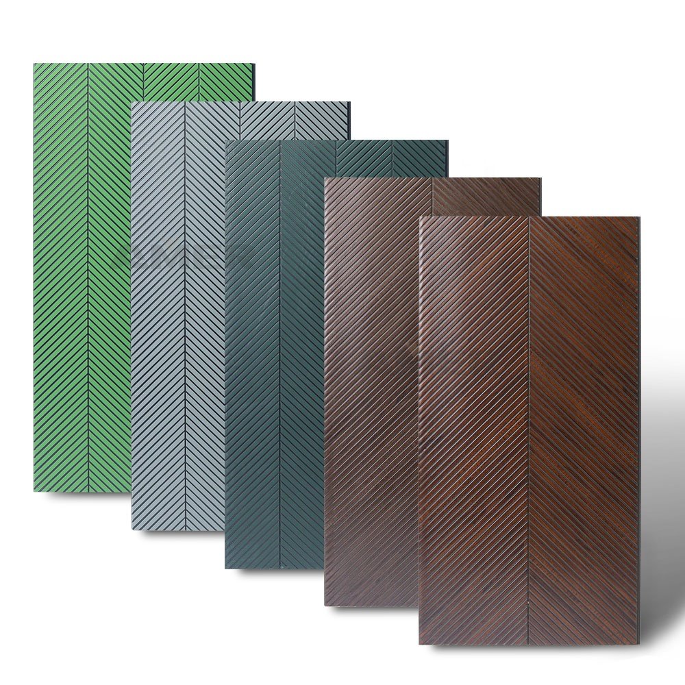 PS 3D wall panel waterproof PS frame moulding easy to install ps foam fluted wall panel for indoor decor