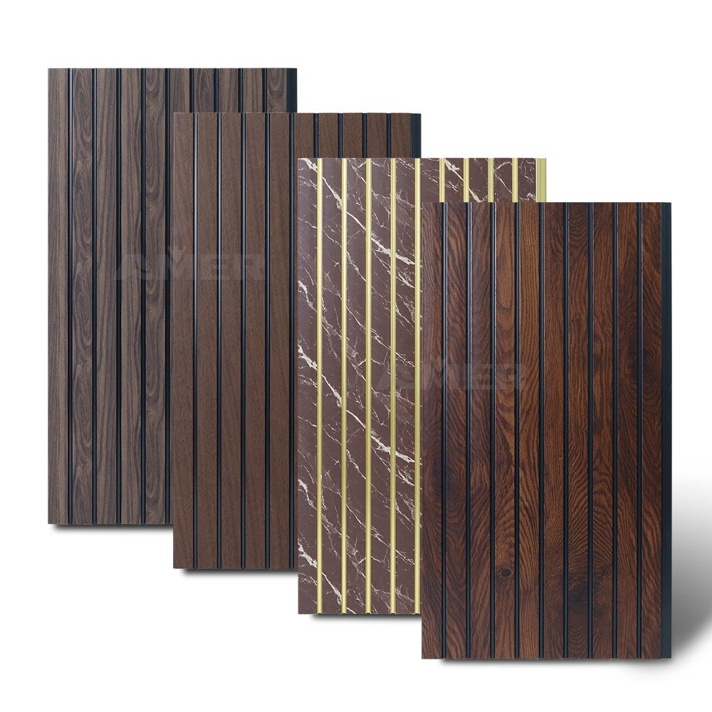 PS 3D wall panel waterproof PS frame moulding easy to install ps foam fluted wall panel for indoor decor