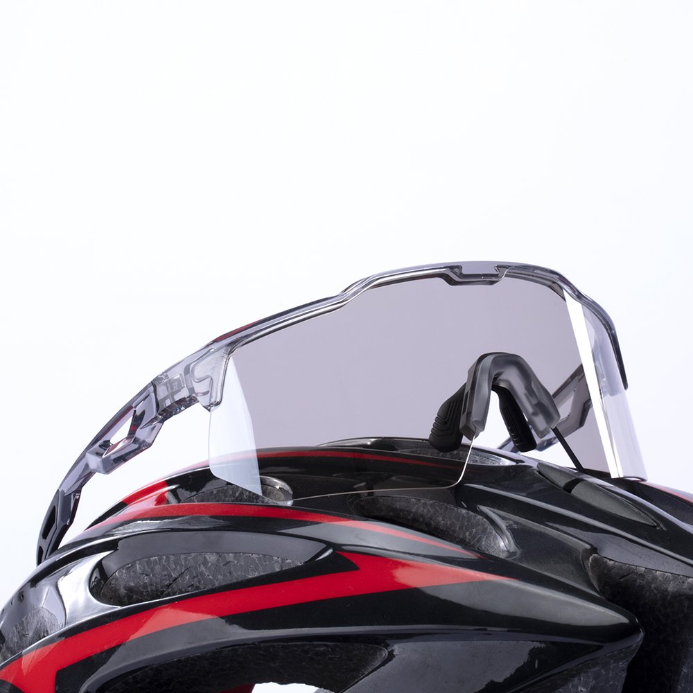 Oversized Windproof Cycling Sport Sunglasses Manufacturers Man Fashion Photochromic Running Bicycle Sports Glasses