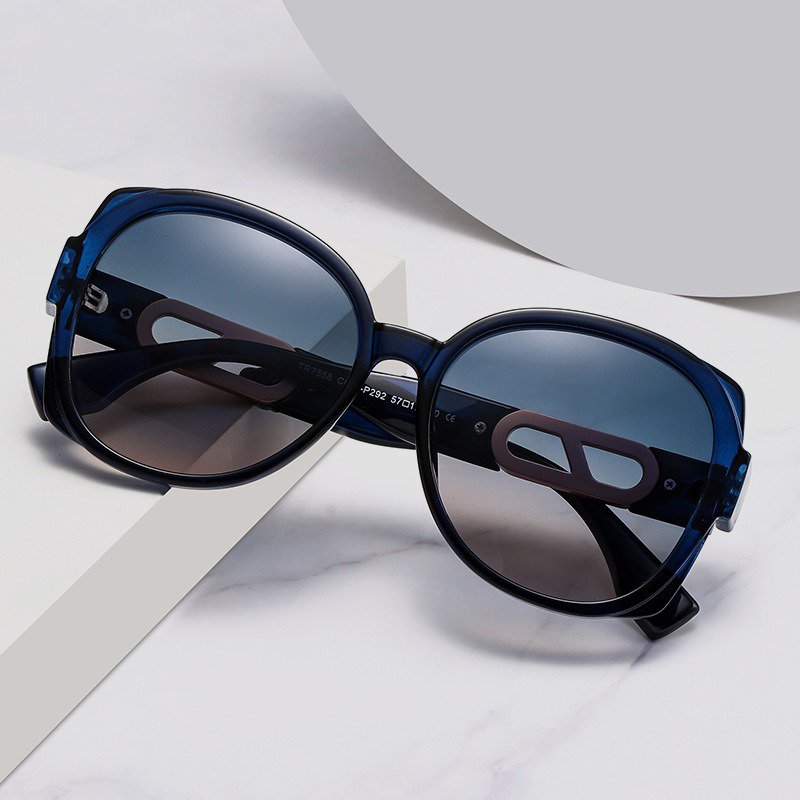 WD-7558 Vintage Sun Glasses TR90 Square Frame Shades TAC Lens Luxury Women's Wholesale Eyewear Men Polarized Sunglasses