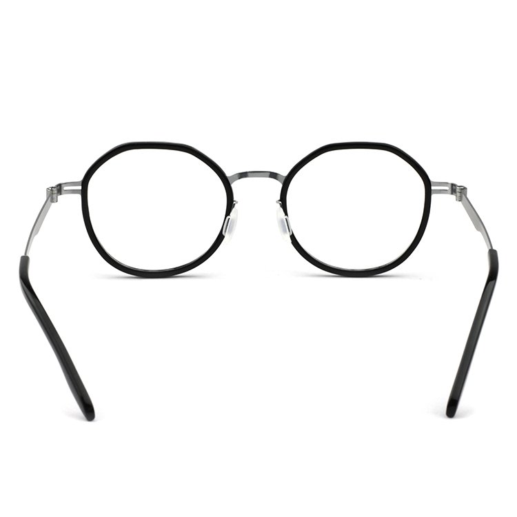 Wholesale Custom Bluelight Lenses Ladies Fashion New Model Eyewear Metal Frame Glasses
