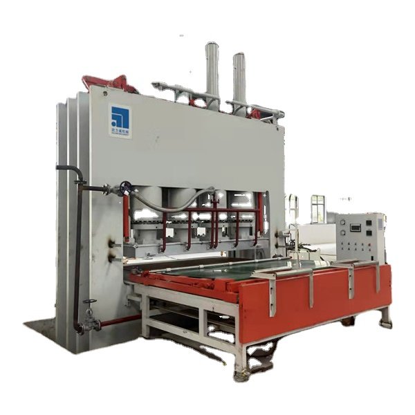 Efficient wooden door frame making machine skirting line door frame press machines melamine press machine supplier