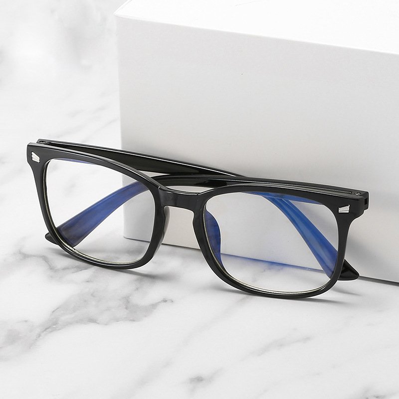 Newest retro square optical frame wholesale women eyewear men eyeglasses computer glasses anti blue light glasses