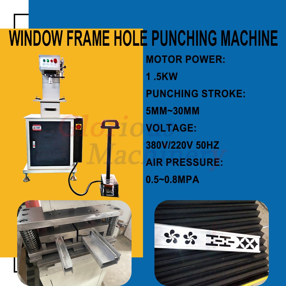 Heavy Duty Electric Punch machine With Dies Slot Hole Punching