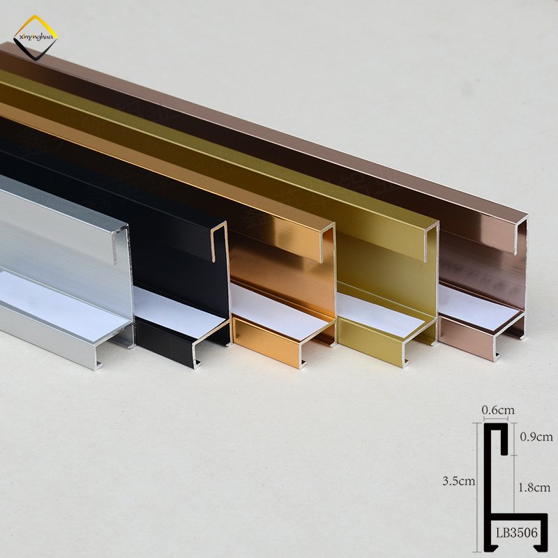 Wholesale Custom Size Home Decoration Wall Painting Picture Photo Frames Metal Frame Strip Bar Aluminum Profiles Frame Moulding