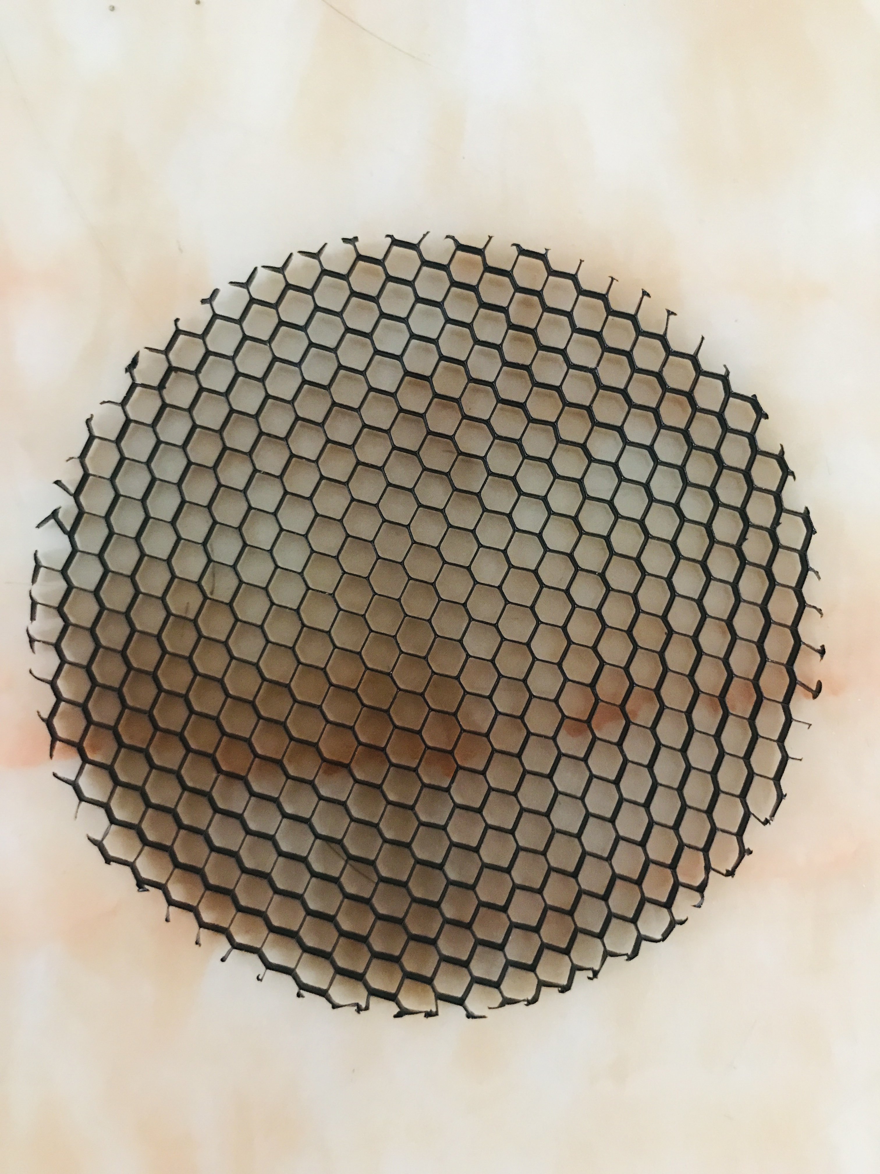 Antiglare Louver Lightweight Black Honeycomb Core