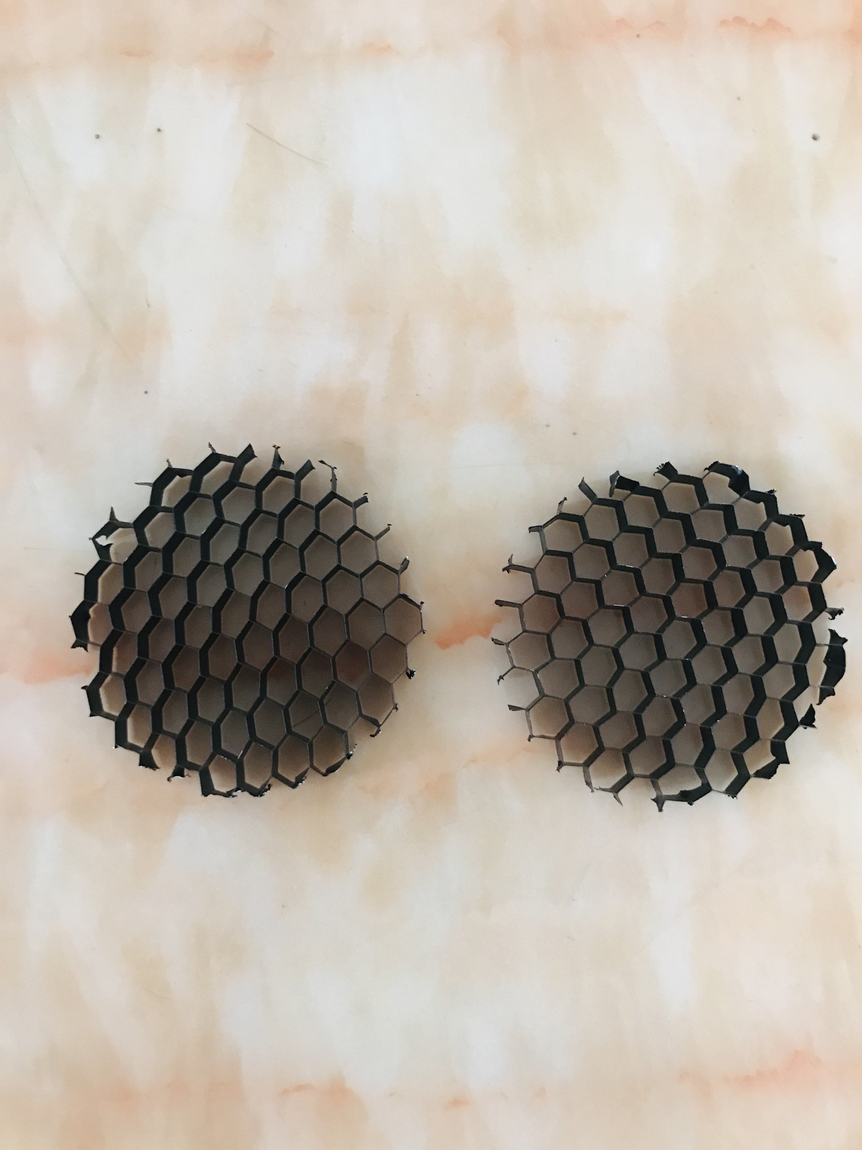 Antiglare Louver Lightweight Black Honeycomb Core