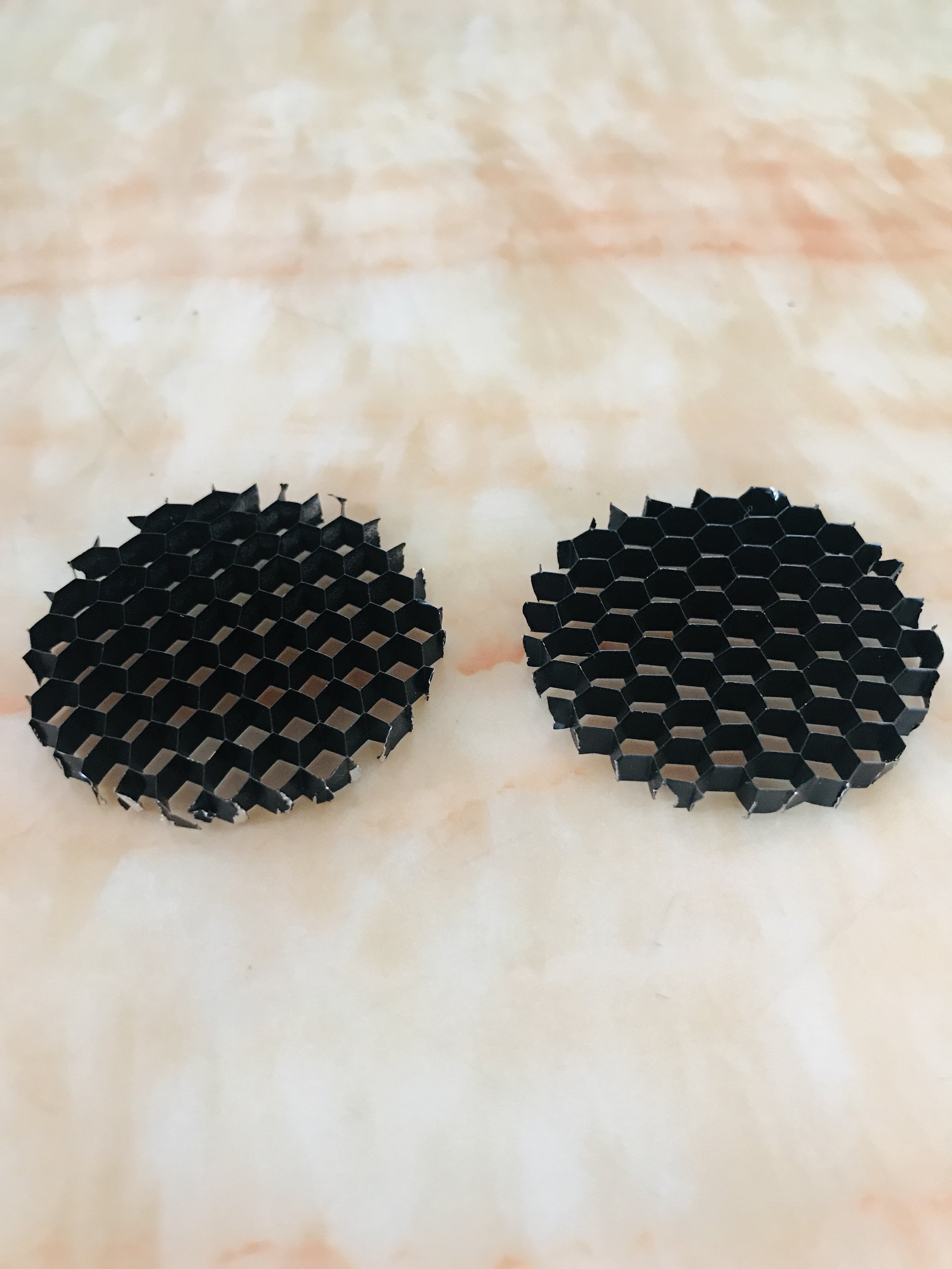 Antiglare Louver Lightweight Black Honeycomb Core