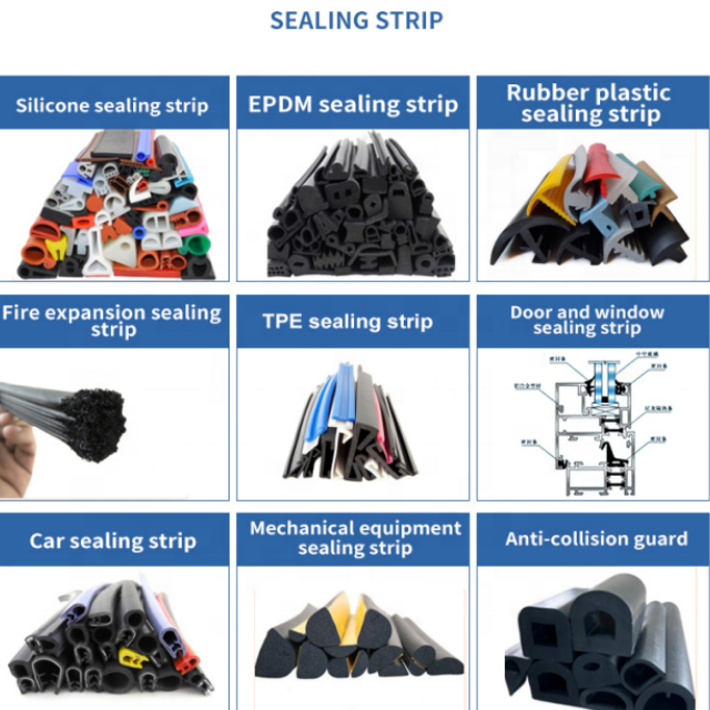 Custom mechanical sharp sheet metal wear resistance aging anti-cut hand protection fixed U-frame seal
