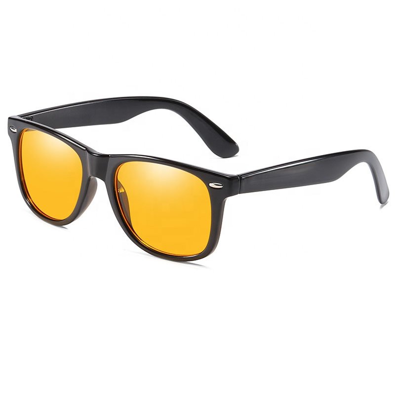 Wholesale Vintage Night Vision Glasses with Yellow Lens Blue Light Blocker UV400 Anti-Blue Ray Men Women Mobile Games Reading