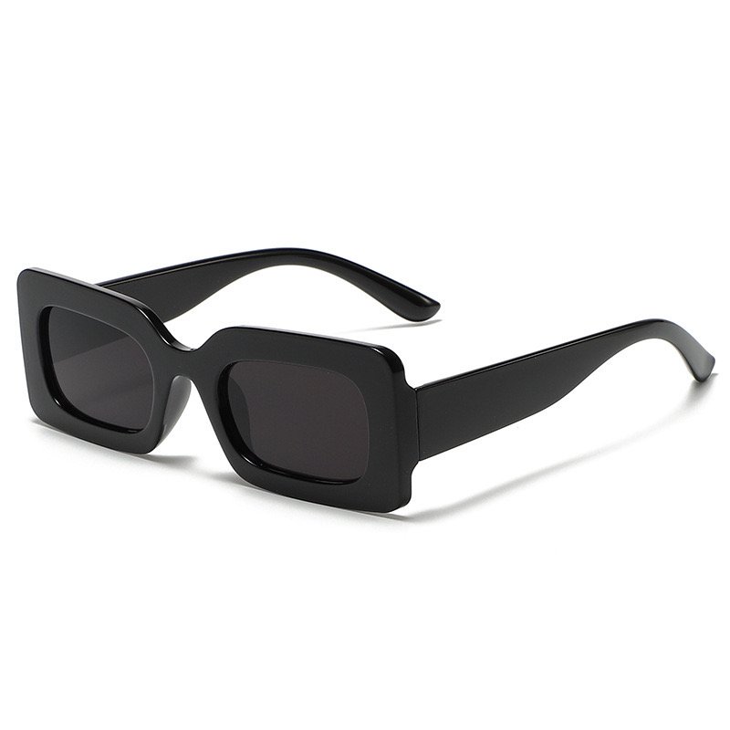 Custom Private Logo Shades Wide Frame Sun Glasses Wholesale High Quality Rectangle Fashion Vintage Women Sunglasses 2023