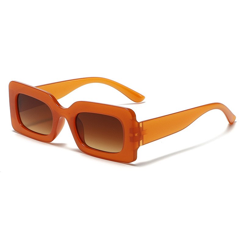 Custom Private Logo Shades Wide Frame Sun Glasses Wholesale High Quality Rectangle Fashion Vintage Women Sunglasses 2023