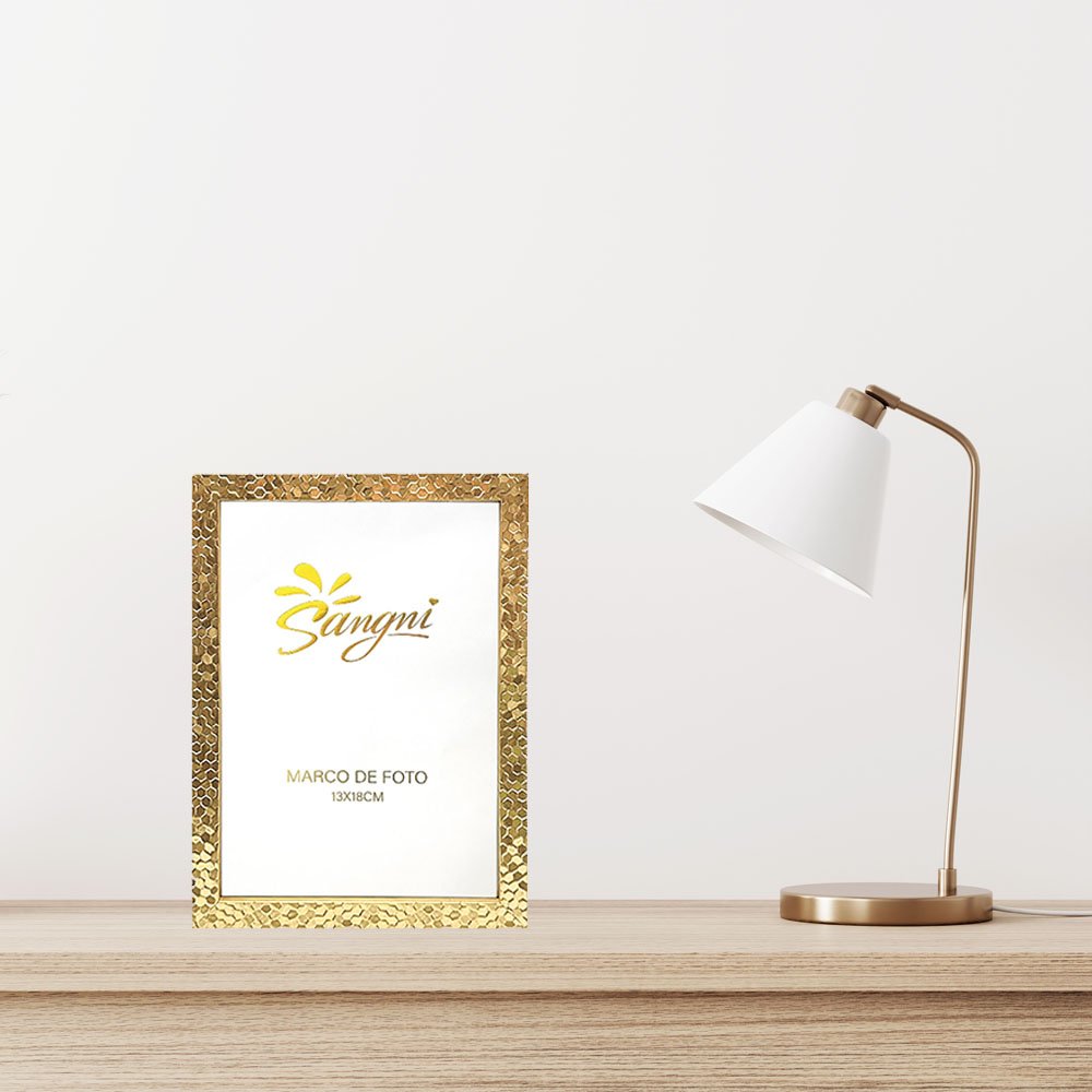 Table photo frame gold sliver art decor wall hanging golden ps picture frame molding plastic material frame photo