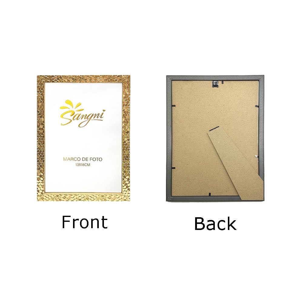 Table photo frame gold sliver art decor wall hanging golden ps picture frame molding plastic material frame photo